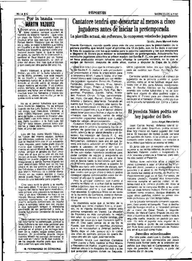 ABC SEVILLA 04-07-1990 página 80