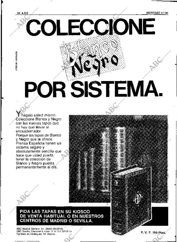 ABC SEVILLA 04-07-1990 página 92