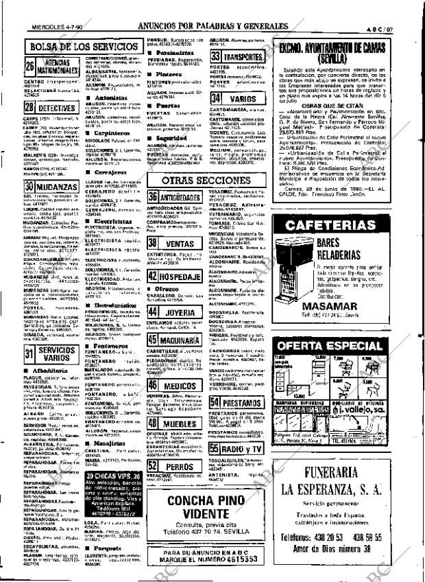 ABC SEVILLA 04-07-1990 página 97