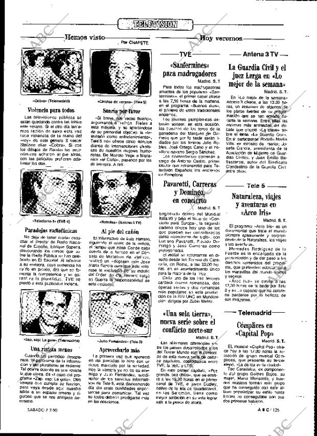 ABC MADRID 07-07-1990 página 125