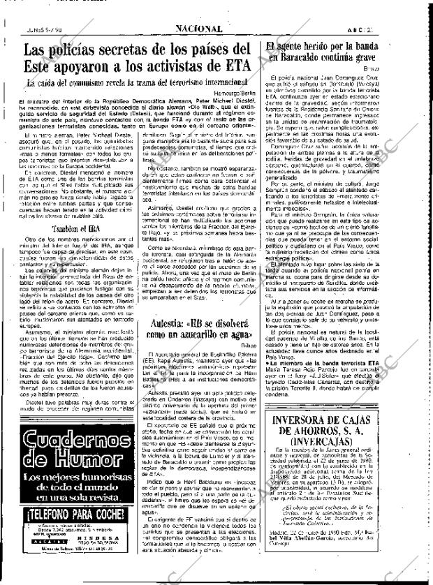 ABC MADRID 09-07-1990 página 21