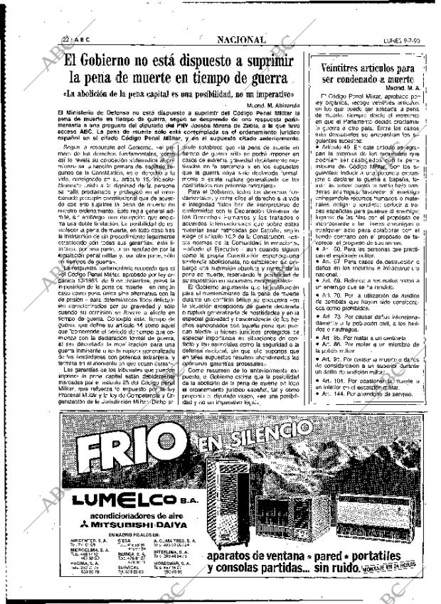 ABC MADRID 09-07-1990 página 22