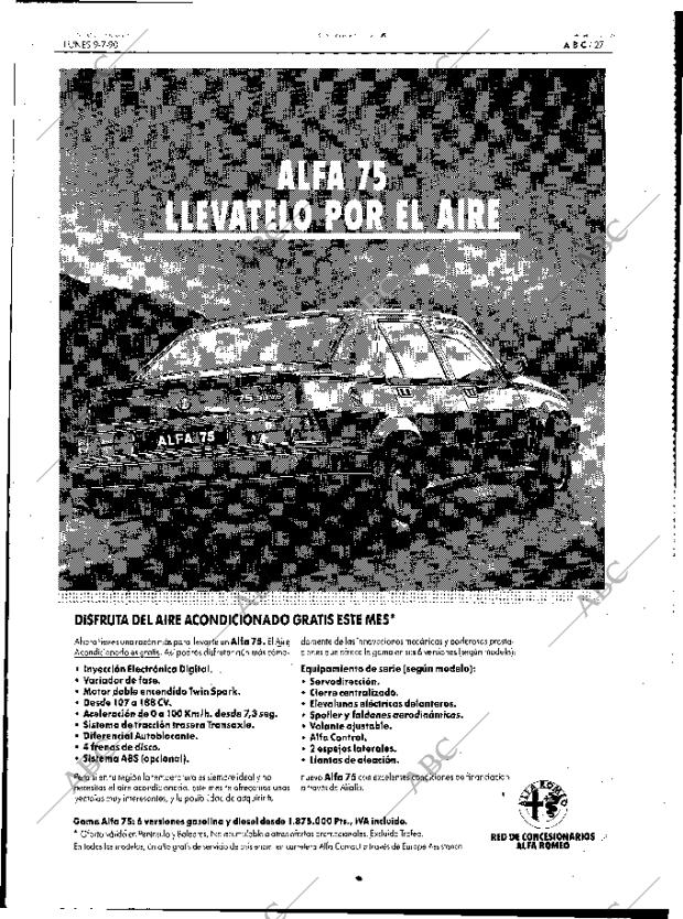 ABC MADRID 09-07-1990 página 27