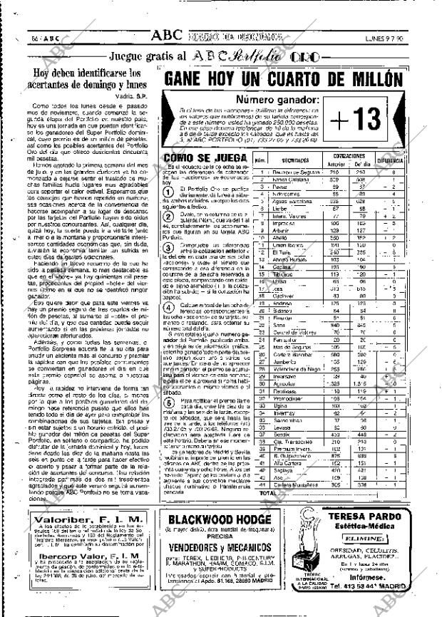 ABC MADRID 09-07-1990 página 86