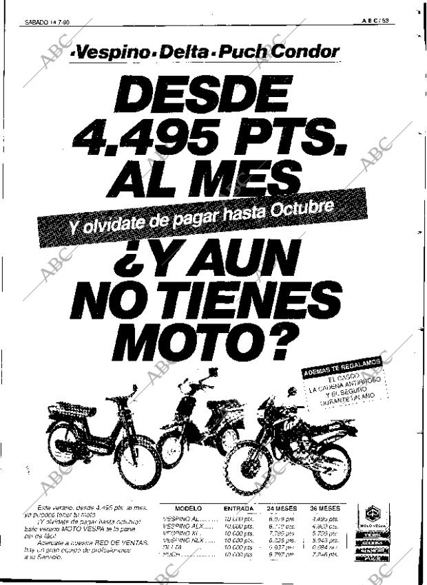 ABC SEVILLA 14-07-1990 página 65