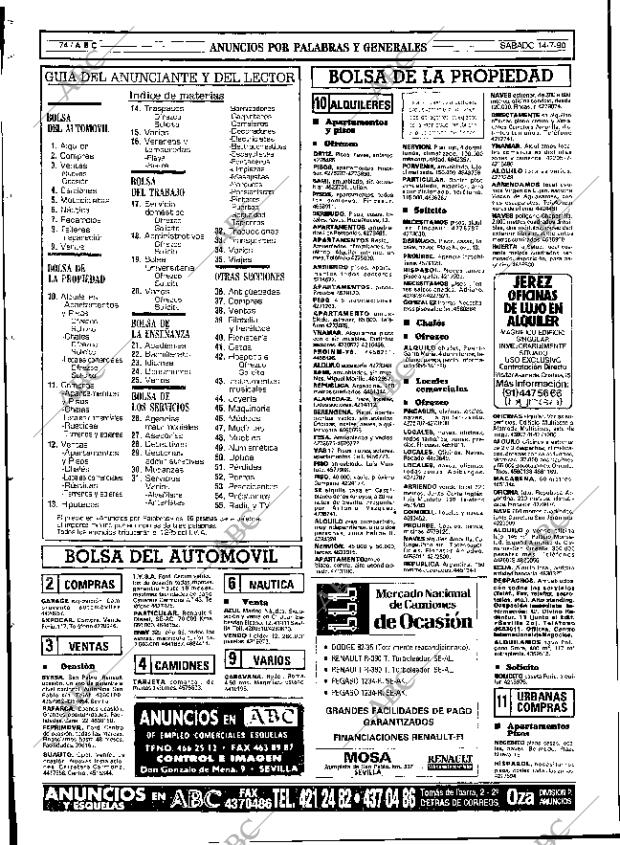 ABC SEVILLA 14-07-1990 página 86