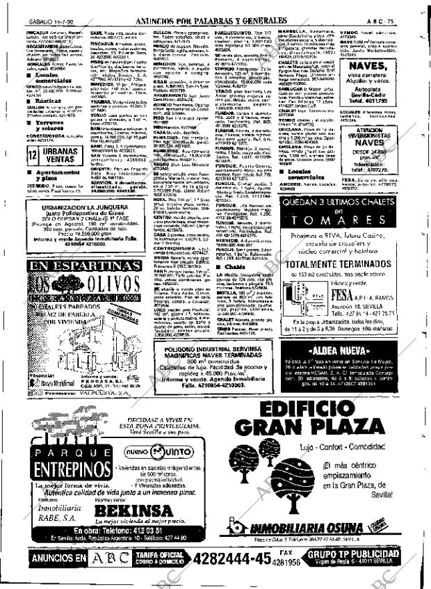 ABC SEVILLA 14-07-1990 página 87