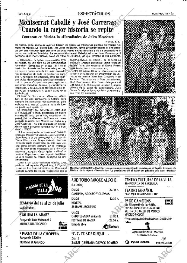 ABC MADRID 15-07-1990 página 100