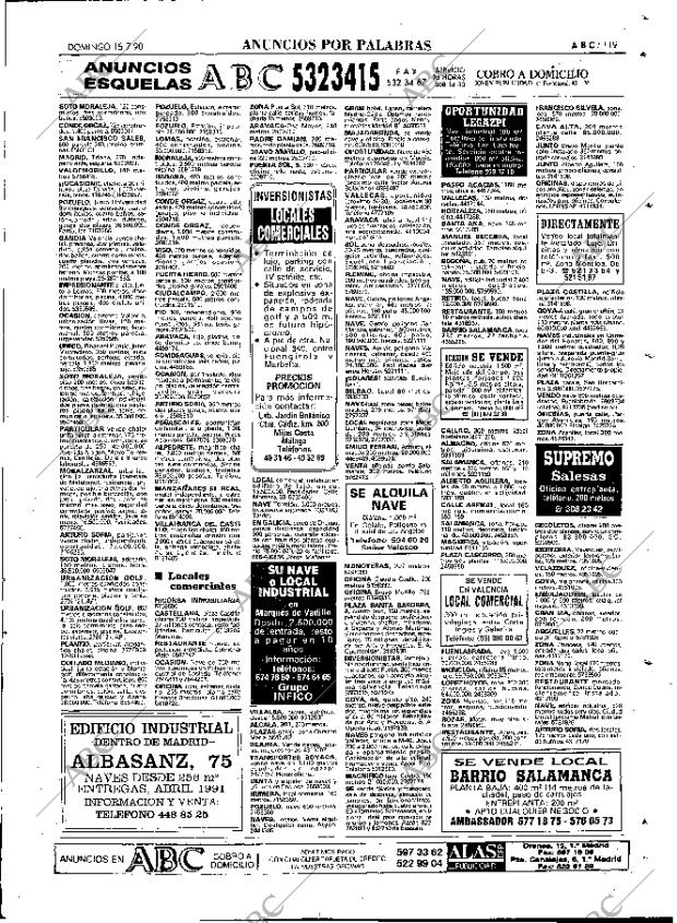 ABC MADRID 15-07-1990 página 119