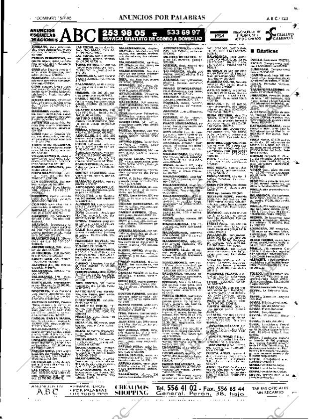 ABC MADRID 15-07-1990 página 123