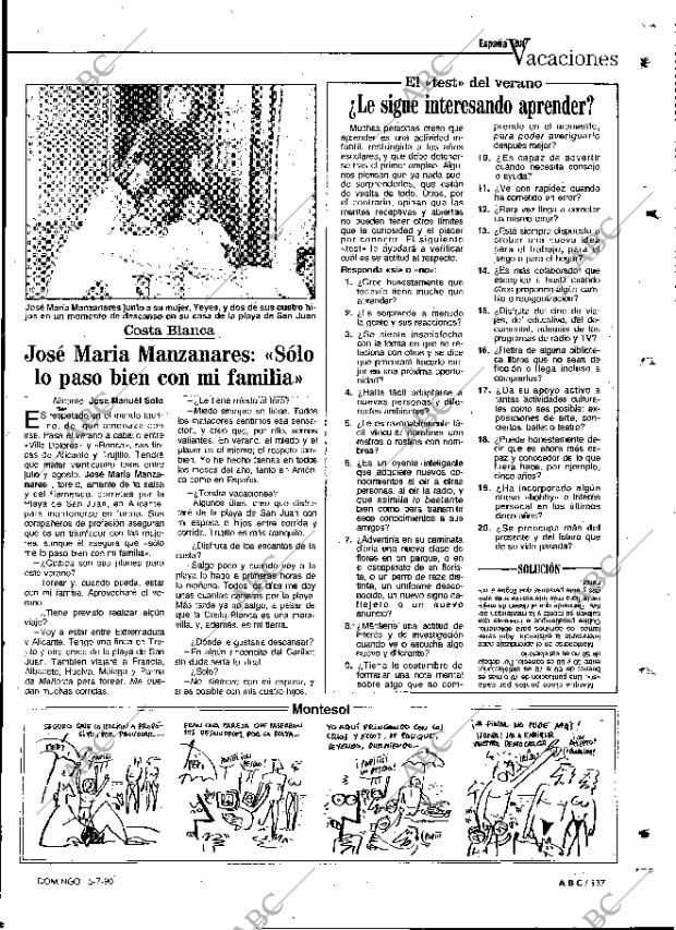 ABC MADRID 15-07-1990 página 137