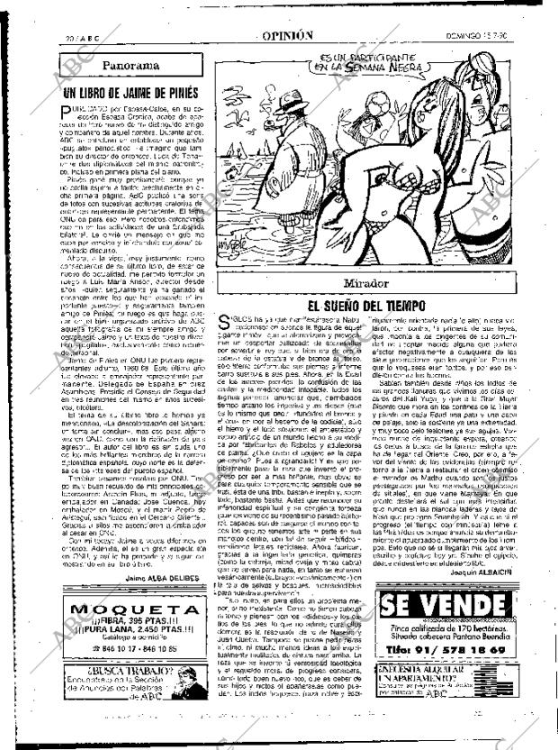 ABC MADRID 15-07-1990 página 20