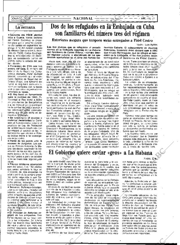ABC MADRID 15-07-1990 página 21