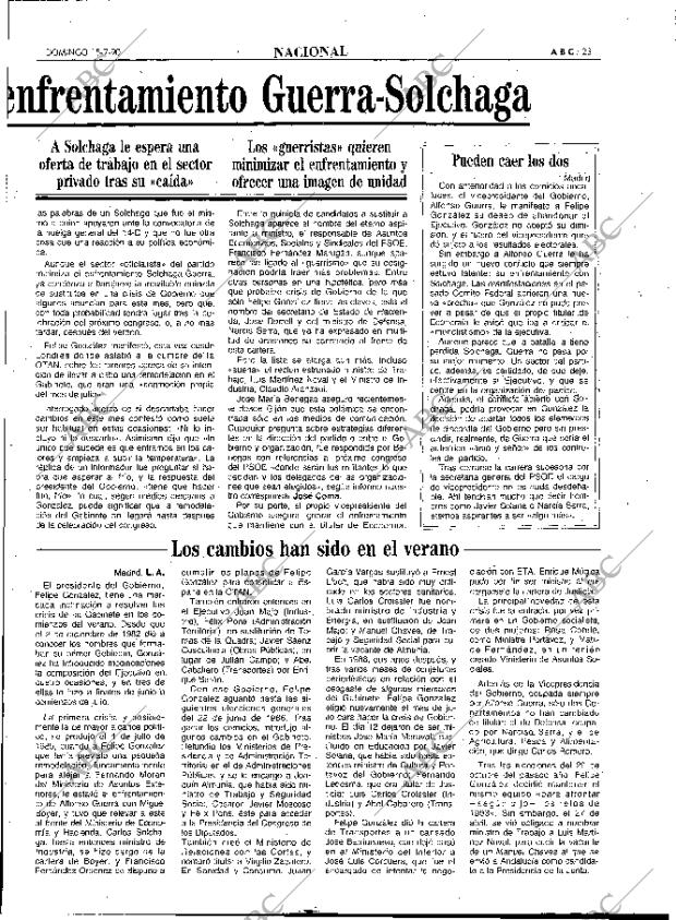 ABC MADRID 15-07-1990 página 23