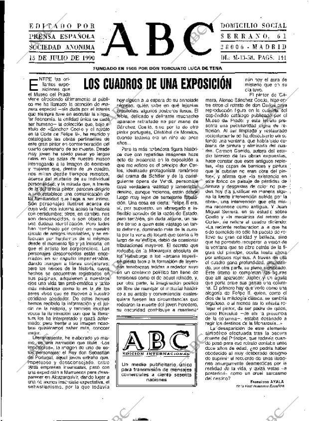 ABC MADRID 15-07-1990 página 3