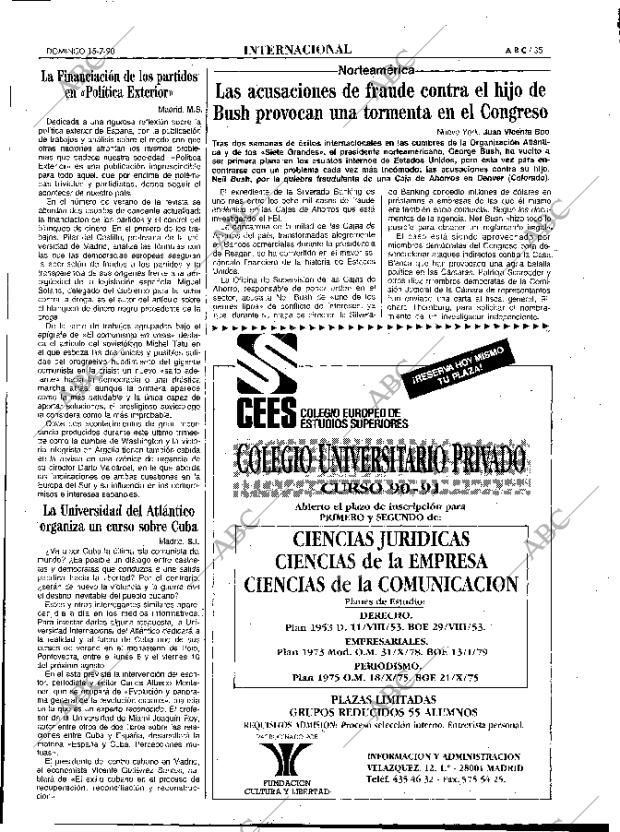 ABC MADRID 15-07-1990 página 35