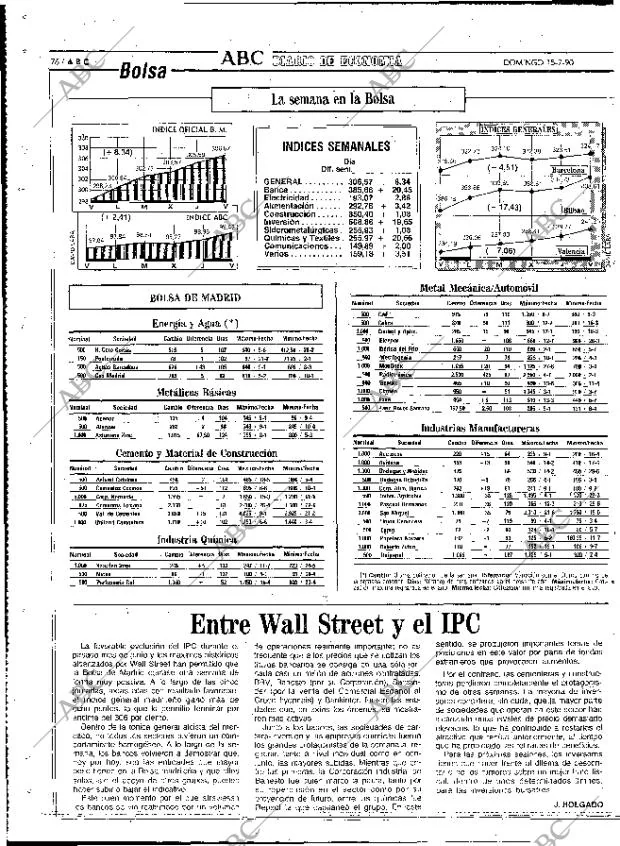 ABC MADRID 15-07-1990 página 76