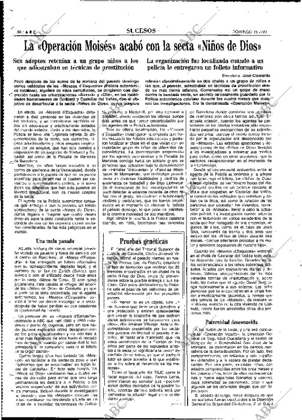ABC MADRID 15-07-1990 página 88