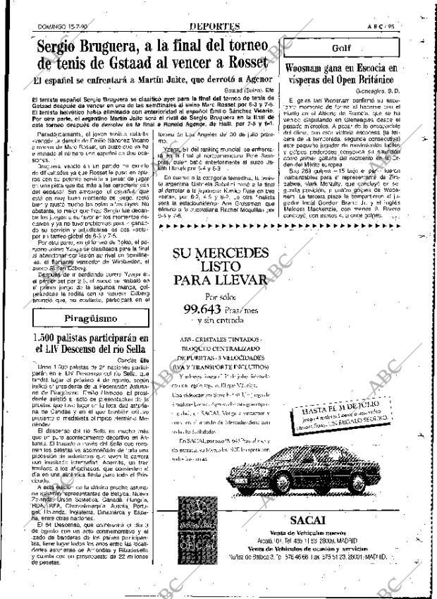 ABC MADRID 15-07-1990 página 95