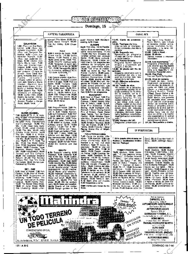 ABC SEVILLA 15-07-1990 página 126