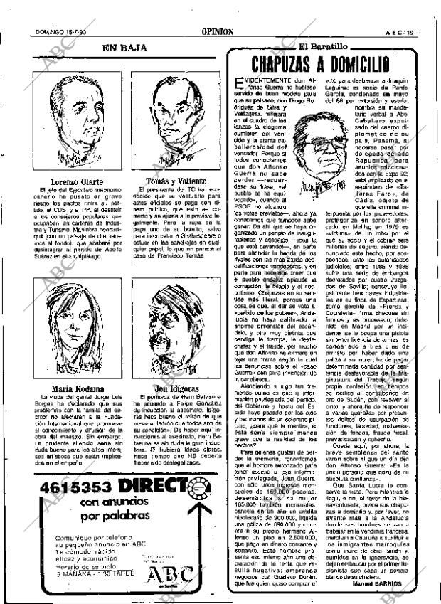 ABC SEVILLA 15-07-1990 página 19