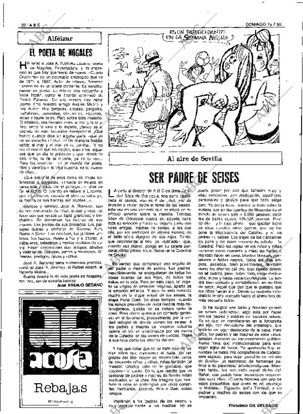 ABC SEVILLA 15-07-1990 página 20
