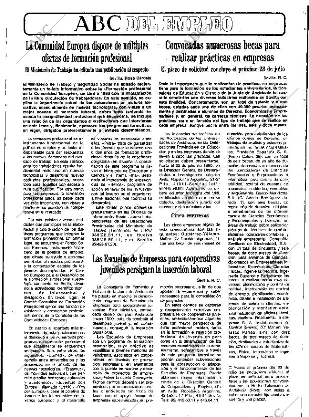 ABC SEVILLA 15-07-1990 página 73