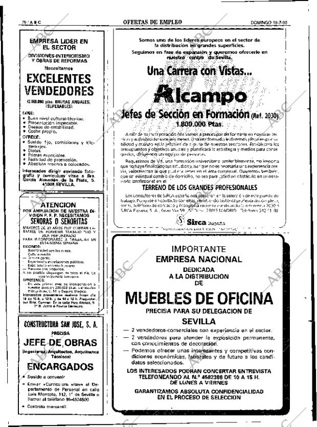 ABC SEVILLA 15-07-1990 página 76