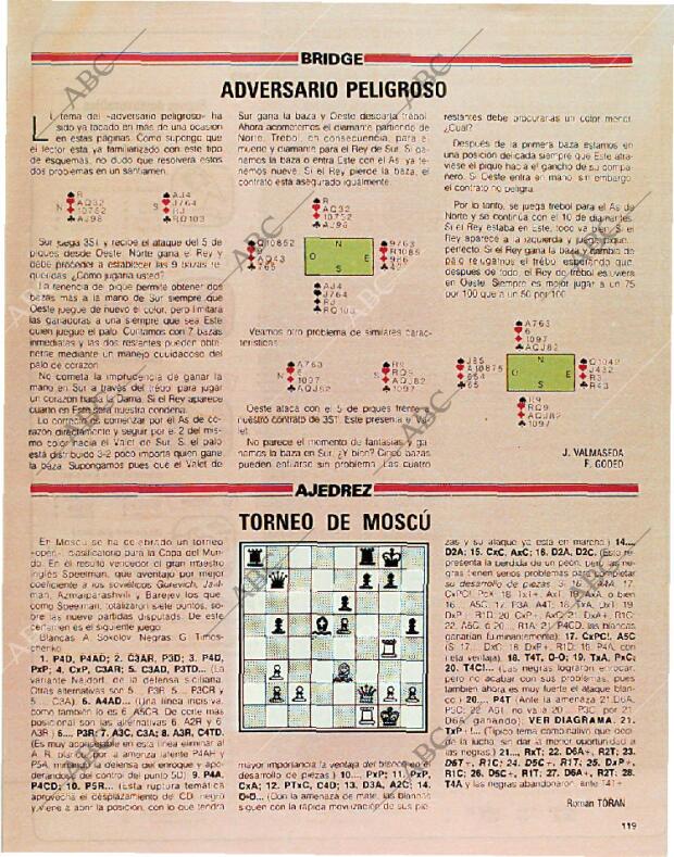 BLANCO Y NEGRO MADRID 15-07-1990 página 119