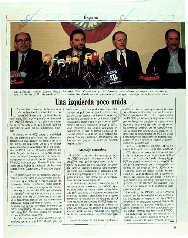 BLANCO Y NEGRO MADRID 15-07-1990 página 21