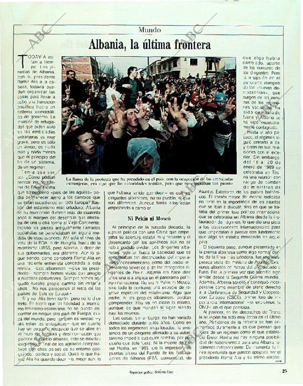 BLANCO Y NEGRO MADRID 15-07-1990 página 25