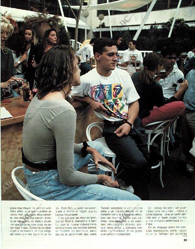 BLANCO Y NEGRO MADRID 15-07-1990 página 65