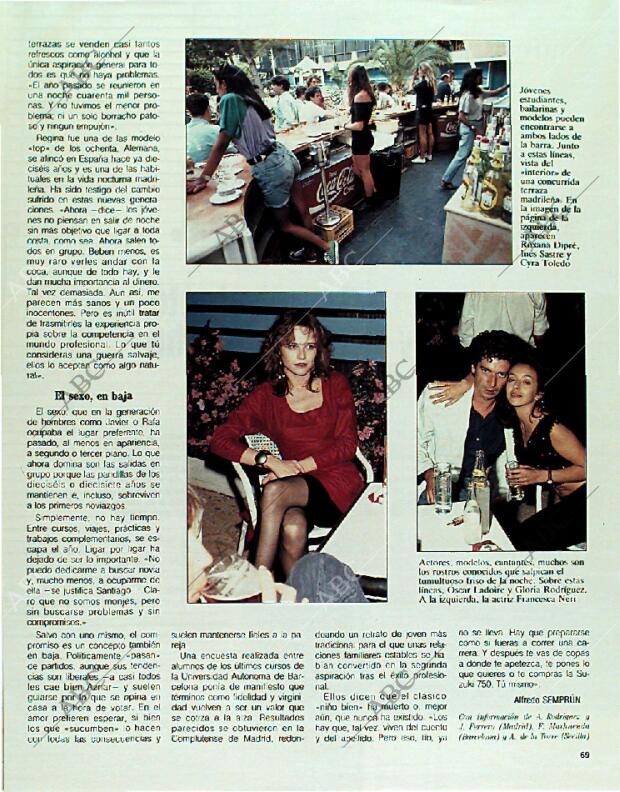 BLANCO Y NEGRO MADRID 15-07-1990 página 69