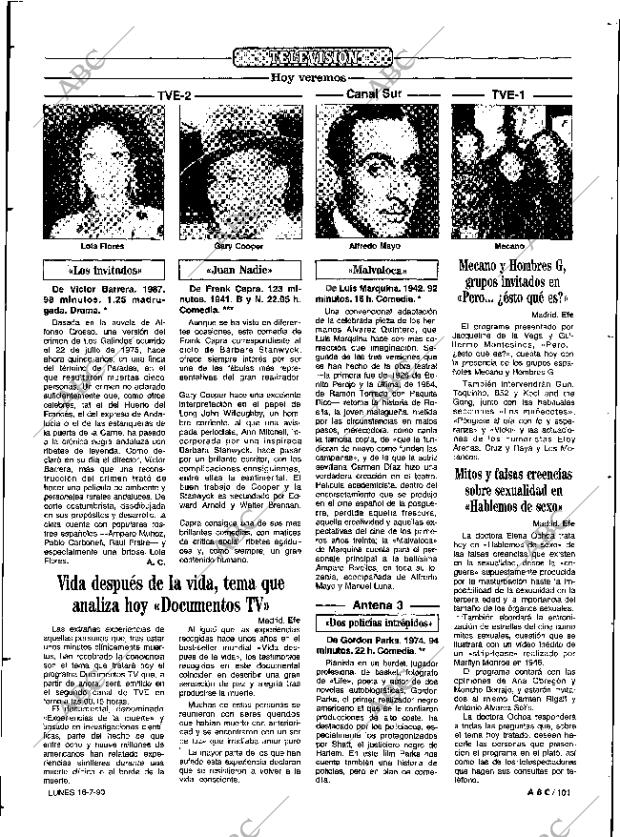 ABC SEVILLA 16-07-1990 página 101