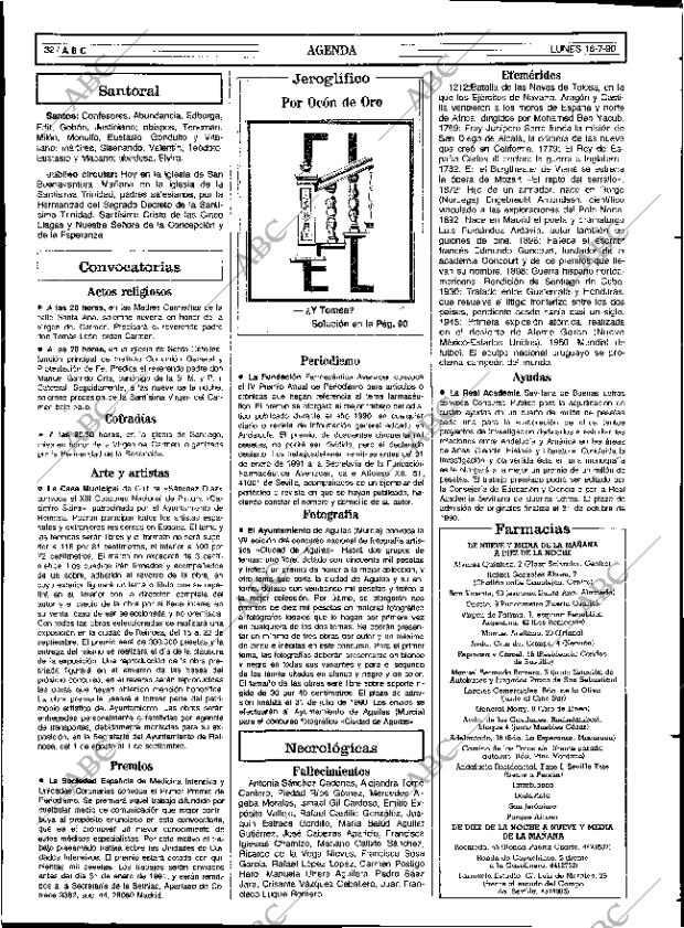 ABC SEVILLA 16-07-1990 página 32
