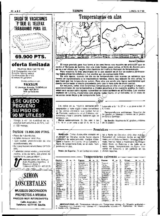 ABC SEVILLA 16-07-1990 página 48