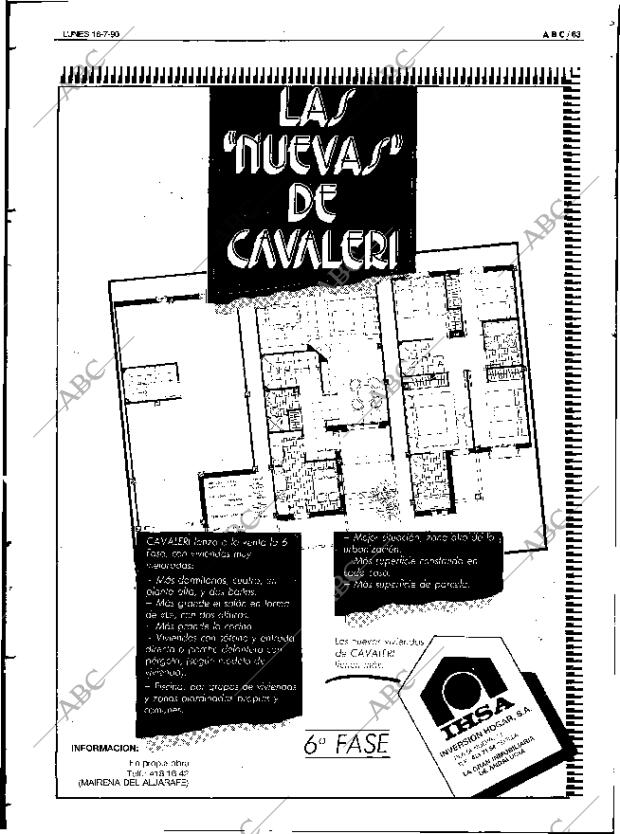 ABC SEVILLA 16-07-1990 página 63