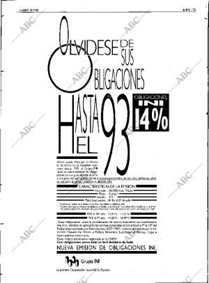 ABC SEVILLA 16-07-1990 página 73
