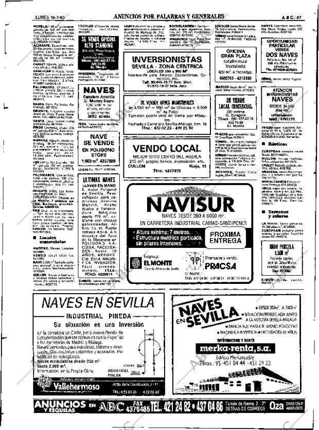 ABC SEVILLA 16-07-1990 página 87