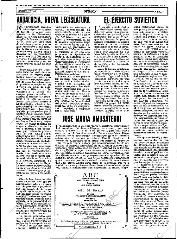 ABC SEVILLA 17-07-1990 página 11
