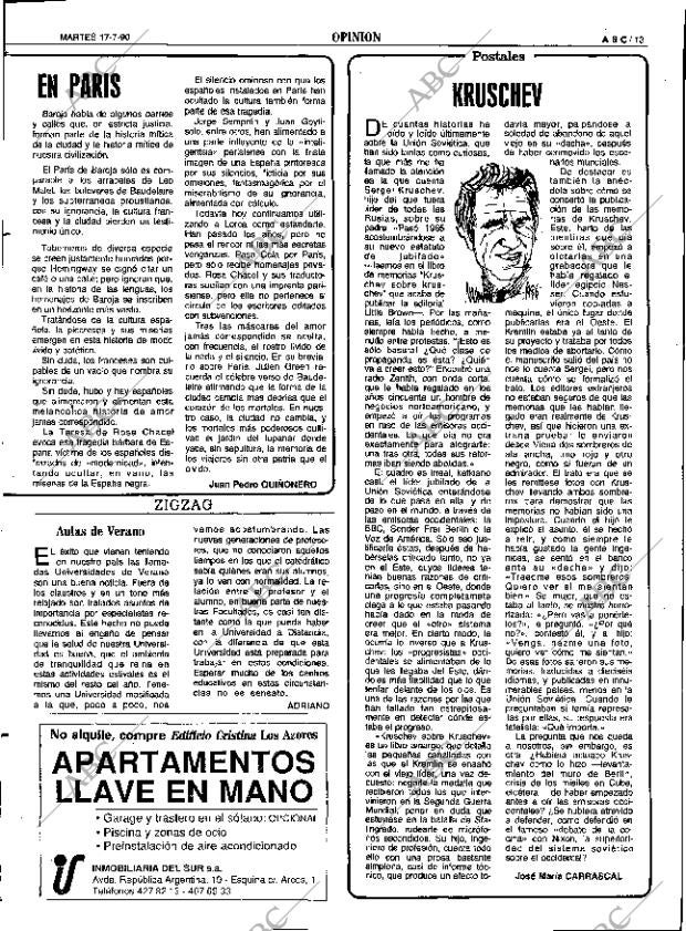 ABC SEVILLA 17-07-1990 página 13