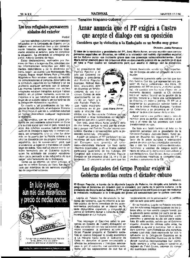 ABC SEVILLA 17-07-1990 página 18