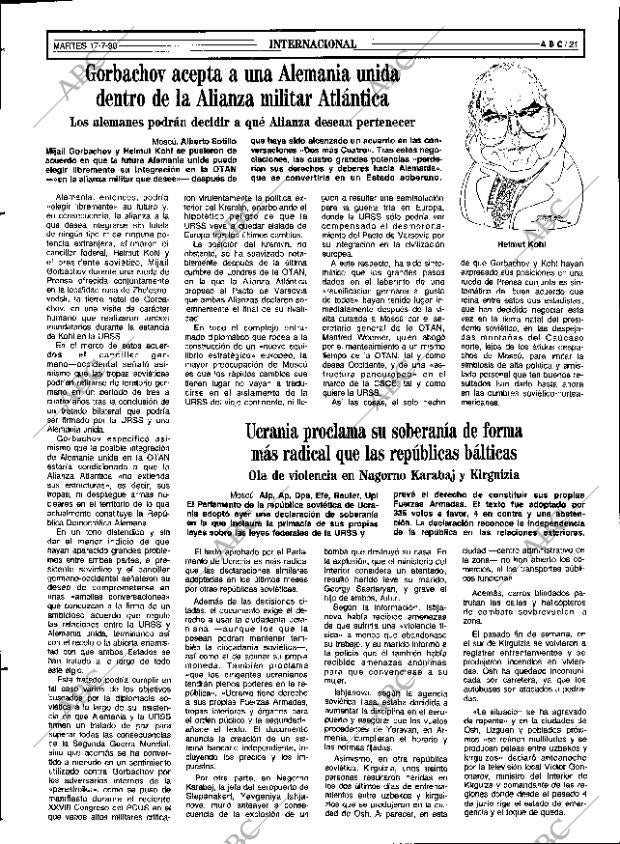 ABC SEVILLA 17-07-1990 página 21