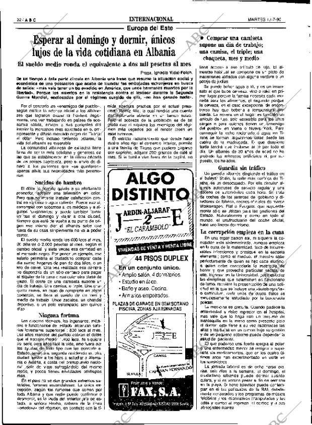 ABC SEVILLA 17-07-1990 página 22