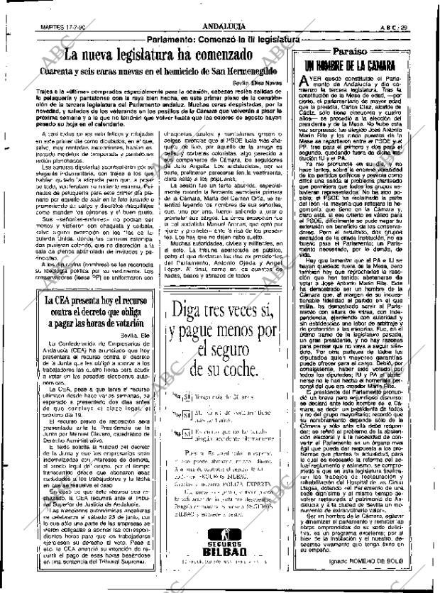 ABC SEVILLA 17-07-1990 página 29