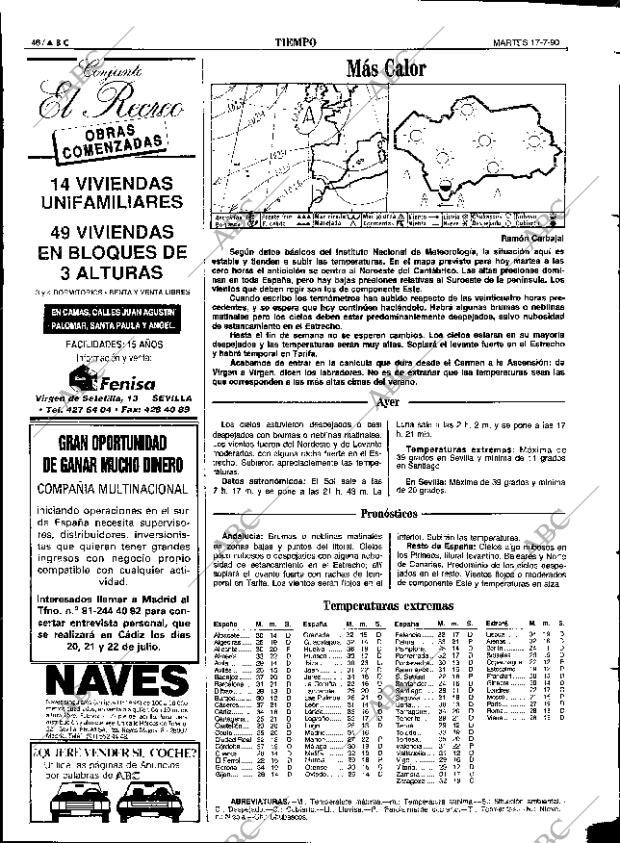 ABC SEVILLA 17-07-1990 página 46