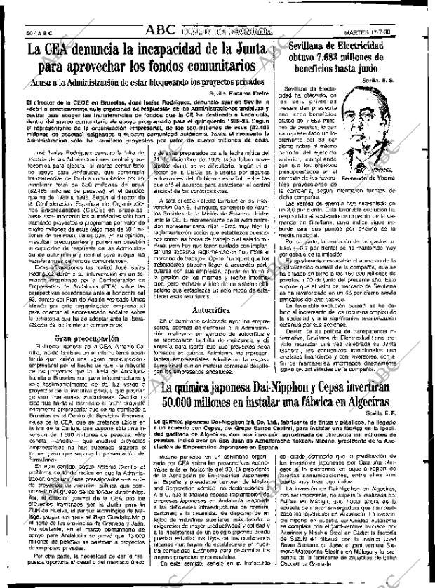 ABC SEVILLA 17-07-1990 página 50