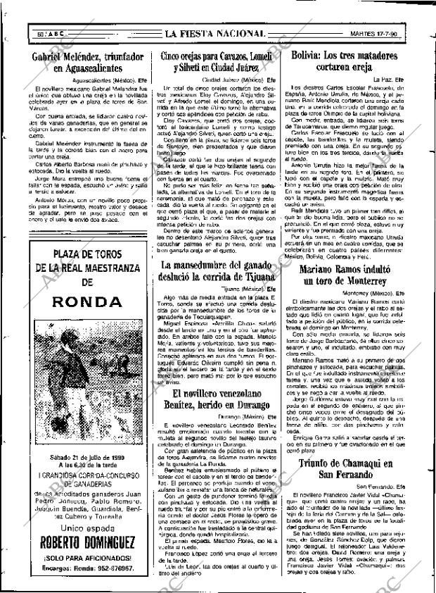 ABC SEVILLA 17-07-1990 página 60