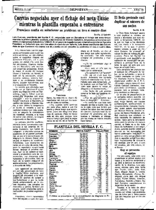 ABC SEVILLA 17-07-1990 página 65