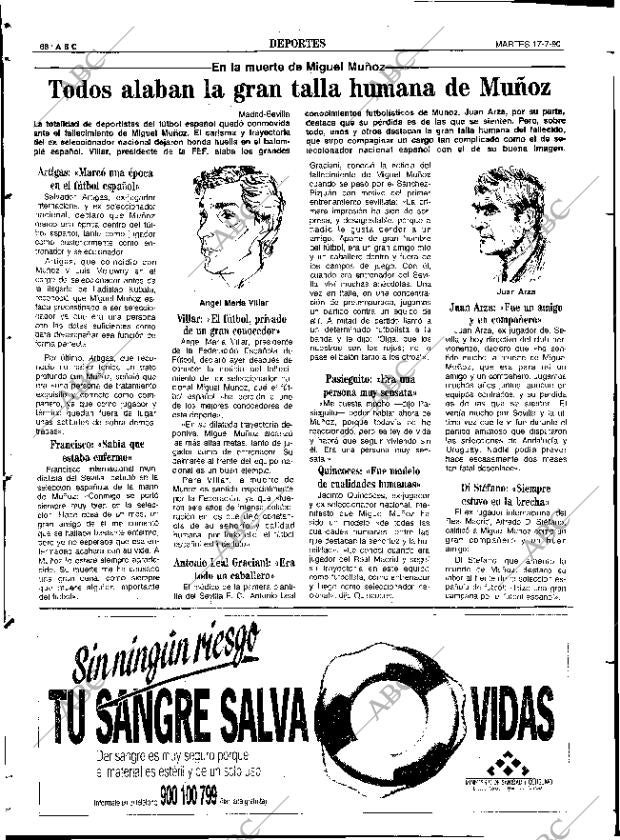 ABC SEVILLA 17-07-1990 página 68